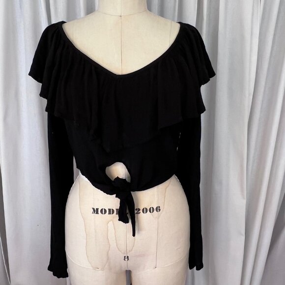 Cleobella Tie Front Crop Top - Picture 1 of 7